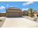 Lovely one-story home showcasing a spacious two-car garage and a well-maintained, drought-resistant front yard at 3843 E Hazeltine Way, Chandler, AZ 85249
