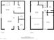Detailed floor plan showcasing the layout of both floors of the home at 6007 N 79Th St, Scottsdale, AZ 85250