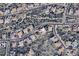 Aerial view of the neighborhood and home location, offering a perspective of community layout at 6125 E Hodges St, Cave Creek, AZ 85331