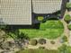Overhead view of backyard featuring a lush green lawn and manicured landscaping at 6920 W Via Montoya Dr, Glendale, AZ 85310