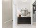 Hallway with stylish decor, chandelier, and access to a walk-in closet at 8245 E Via Del Sol Dr, Scottsdale, AZ 85255