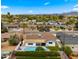 Charming home featuring a sparkling pool, a fenced yard and a well manicured lawn at 8631 E Jackrabbit Rd, Scottsdale, AZ 85250