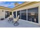 This covered patio offers scenic views and a relaxing outdoor dining and seating area at 13827 N Mesquite Ln, Fountain Hills, AZ 85268