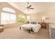 Spacious main bedroom featuring vaulted ceilings and large windows at 1431 W Mountain Sky Ave, Phoenix, AZ 85045