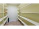 Bright pantry featuring built-in shelving with tan walls and tile floors at 1438 E Mesquite St, Gilbert, AZ 85296
