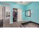 This bedroom features an ensuite and carpet at 23805 W Romley Ave, Buckeye, AZ 85326