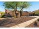 Beautiful exterior of home with a desert landscape and mature trees providing shade and curb appeal at 2449 E Desert Flower Ln, Phoenix, AZ 85048