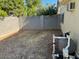 Empty backyard with block wall at 2834 E Juanita Ave, Mesa, AZ 85204