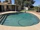Backyard pool with diving board and concrete patio, perfect for outdoor entertainment at 2834 E Juanita Ave, Mesa, AZ 85204
