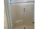 Bathroom shower with plastic stall at 2834 E Juanita Ave, Mesa, AZ 85204