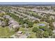 Lush aerial view of houses with a playground and basketball court for outdoor fun at 3252 E Lexington Ave, Gilbert, AZ 85234