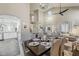 The dining room leads to the open concept kitchen and living areas, creating a seamless flow at 3252 E Lexington Ave, Gilbert, AZ 85234