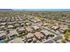 A sprawling community aerial view, with many homes and community streets under a blue sky at 3269 E Ironside Ln, Gilbert, AZ 85298
