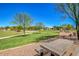 Scenic community park with picnic tables, green spaces, and a walking path at 3994 E Maplewood St, Gilbert, AZ 85297