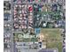 Overhead view of property showing nearby Chestnut Park, surrounding streets, and neighborhood homes in Scottsdale, Arizona at 4747 N 84Th Way, Scottsdale, AZ 85251