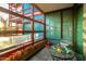 Bright balcony area with patio furniture, flower boxes, and a great view of the city at 4808 N 24Th St # 527, Phoenix, AZ 85016