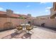 Cozy patio with outdoor seating, ideal for enjoying sunny days and outdoor dining at 945 N Pasadena -- # 35, Mesa, AZ 85201