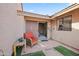 Charming patio with comfortable seating and lush landscaping, perfect for relaxing outdoors at 945 N Pasadena -- # 35, Mesa, AZ 85201
