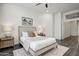 Bright bedroom with recessed lighting, natural light, and access to the en-suite bathroom at 10351 E Morning Star Dr, Scottsdale, AZ 85255