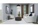 This living room features modern decor, natural light, and neutral tones, creating an inviting and stylish space at 17563 W Victory St, Goodyear, AZ 85338
