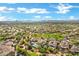 Aerial shot of homes in a luxury desert community featuring pools, spas and desert landscaping at 30129 N 52Nd Pl, Cave Creek, AZ 85331