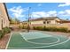 Private backyard basketball court provides recreation and fitness opportunities for the entire Gathering at 30129 N 52Nd Pl, Cave Creek, AZ 85331