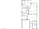 Detailed floor plan showcasing the layout of a single-Gathering home, including bedrooms, bathrooms, and living spaces at 3013 S 102Nd Ln, Tolleson, AZ 85353