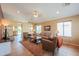 Comfortable living room with tile floors, recessed lighting and neutral paint at 426 N Santiago Trl, Casa Grande, AZ 85194