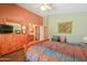 This is a view of the main bedroom with an ensuite bathroom and walk-in closet at 426 N Santiago Trl, Casa Grande, AZ 85194