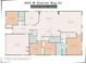 Detailed floor plan showcasing the layout of the home, including room dimensions and features at 460 W Glacier Bay Dr, San Tan Valley, AZ 85140