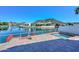 Beautiful backyard with a hot tub and a gorgeous water view at 5226 W Pontiac Dr, Glendale, AZ 85308