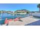 Backyard featuring a built-in spa, covered patio and views of Arizona mountains at 5226 W Pontiac Dr, Glendale, AZ 85308
