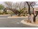 Entry to community clubhouse, golf course, fitness center, pool, tennis, and community center at 6094 E Evening Glow Dr, Scottsdale, AZ 85266