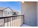 View from the balcony shows a townhouse and neighborhood at 11300 N Casa Dega Dr # 1027, Surprise, AZ 85388