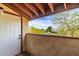 Balcony featuring a great view of the neighborhood and an exterior light fixture at 16402 N 31St St # 232, Phoenix, AZ 85032