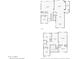 Detailed floor plan showcasing the layout of both floors, including room dimensions and closet locations at 18585 E Ryan Rd, Queen Creek, AZ 85142