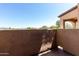 Outdoor balcony providing a sunny spot to enjoy neighborhood views from the home at 2821 S Skyline -- # 135, Mesa, AZ 85212