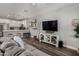 Spacious living room connected to the kitchen and dining area, perfect for modern living and entertaining at 2821 S Skyline -- # 135, Mesa, AZ 85212