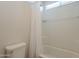 Well-lit bathroom with a shower/tub combination and standard toilet at 3247 N Loma Vis, Mesa, AZ 85213