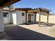 Backyard with pavers and pergola at 3514 W Altadena Ave, Phoenix, AZ 85029