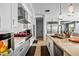 Beautiful kitchen featuring stainless steel appliances, ample counter space, and a view to the backyard at 37200 N Cave Creek Rd # 1122, Scottsdale, AZ 85262