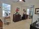 Bright bedroom featuring stylish furnishings, mirrored closet doors, and ample natural light at 4525 E Desert View Dr, Phoenix, AZ 85044