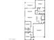 Open-concept floor plan featuring a great room, dining room, and spacious primary bedroom at 46378 W Lander Ln, Maricopa, AZ 85139