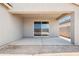 Back patio with sliding glass doors at 46378 W Lander Ln, Maricopa, AZ 85139