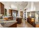 Beautiful gourmet kitchen with stainless steel appliances and custom cabinets at 6001 E Restin Rd, Cave Creek, AZ 85331