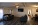 Cozy living room with neutral colors and wood-style floors at 625 W Mckellips Rd # 279, Mesa, AZ 85201