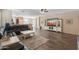 Open floor plan displaying living room, kitchen, and dining area at 6763 W Wethersfield Rd, Peoria, AZ 85381