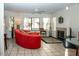 Bright living room with fireplace and large windows offering ample natural light at 7575 E Indian Bend Rd # 1012, Scottsdale, AZ 85250