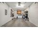 Spacious garage providing ample room for parking and storage, with utility connections at 8160 E Keats Ave # 339, Mesa, AZ 85209