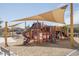 A colorful playground with slides and climbing structures, perfect for Gathering fun at 15911 W Montana De Oro Dr, Surprise, AZ 85387